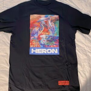 ** SOLD ** Heron Preston Print Oversized T-Shirt - Black